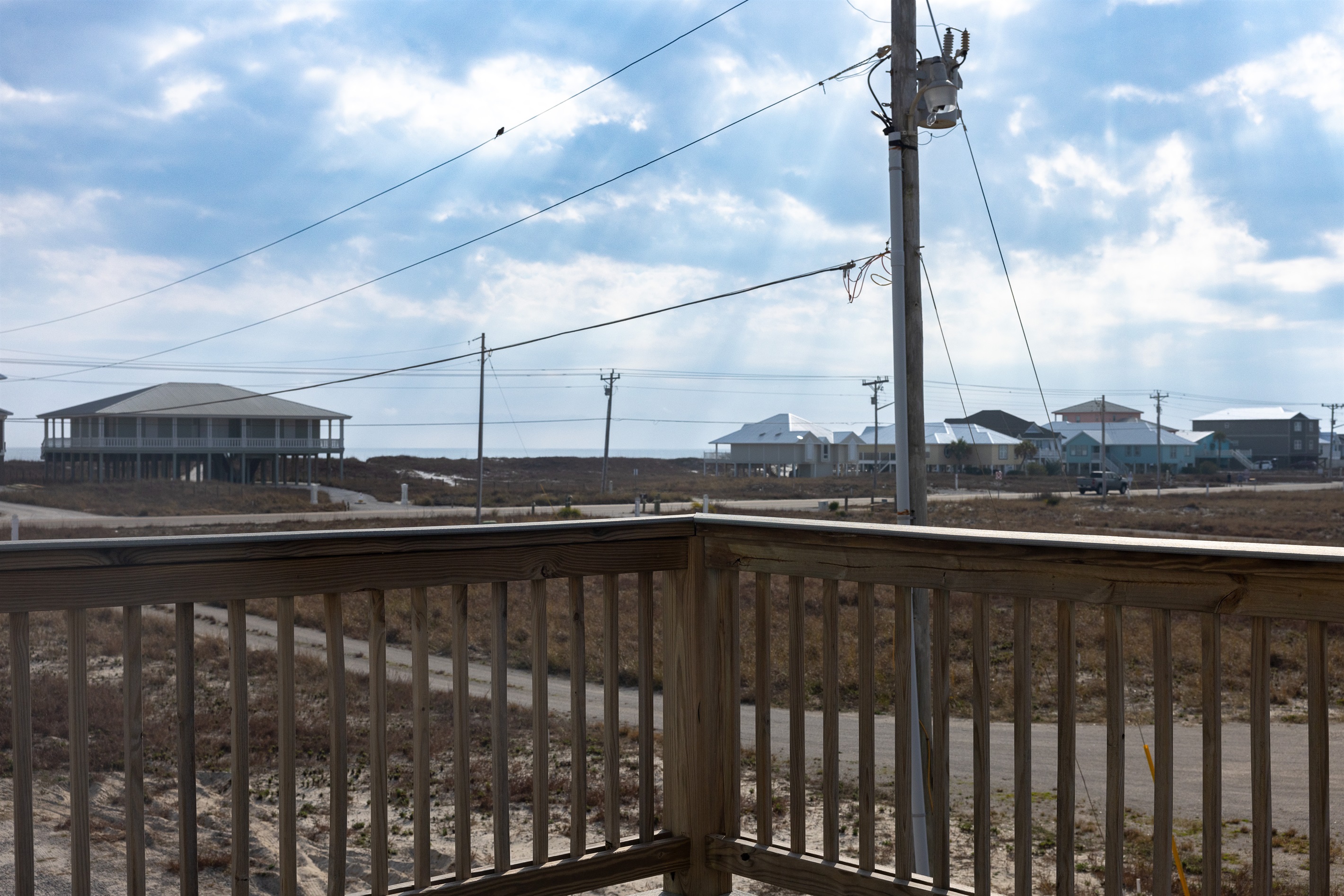 Gulf beach access right across the street