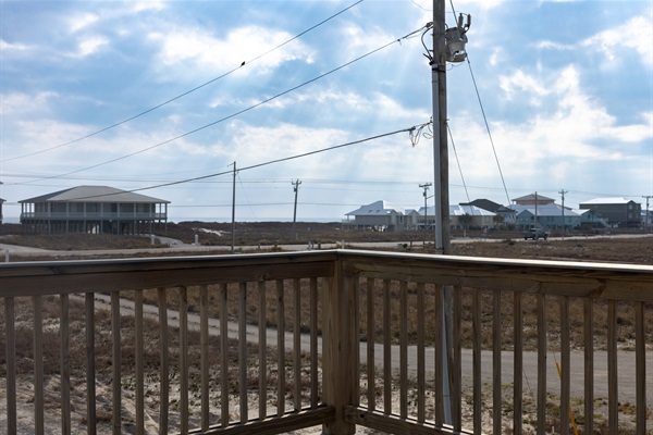 Gulf beach access right across the street
