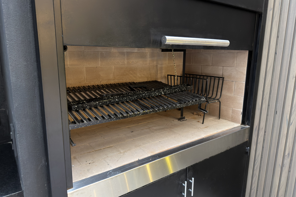 Shared parrilla: reserve ahead, subject to availability. Available for stays of two nights or longer.