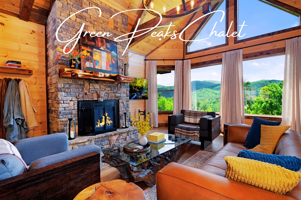 Welcome to Green Peaks Chalet, your private mountain retreat, with stunning views, a cedar sauna, hot tub and other fabulous amenities await your arrival!