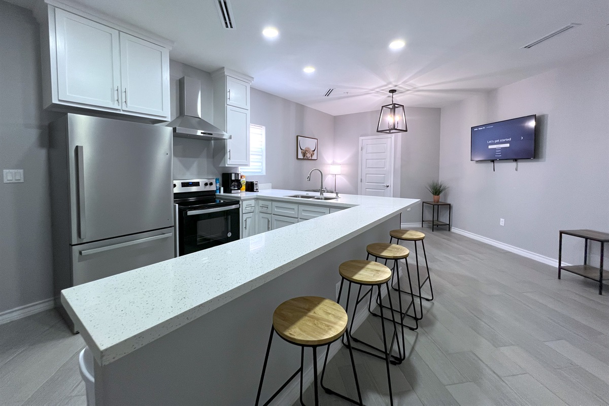 Kitchen with Brand New Appliances