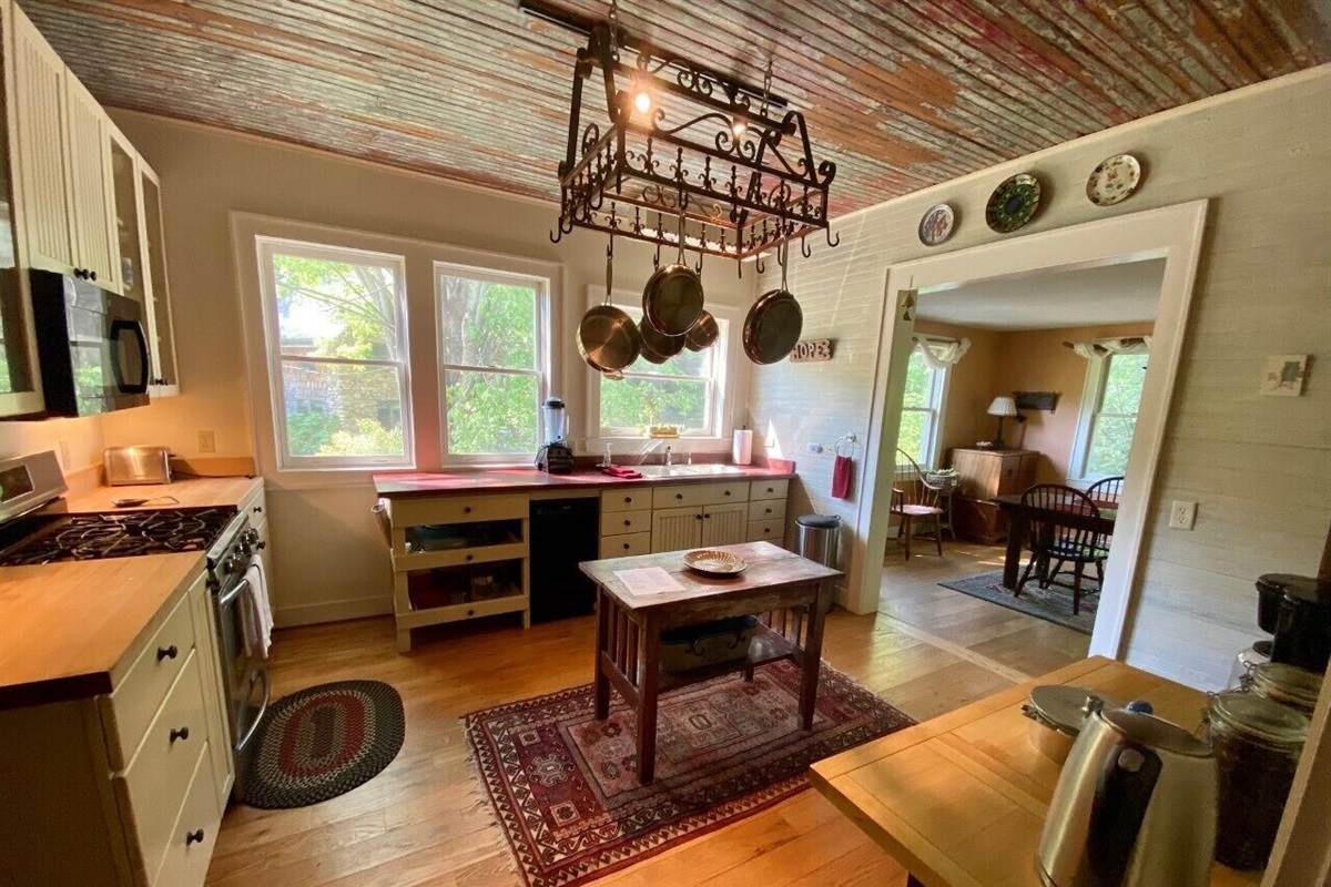 Charming kitchen with natural light