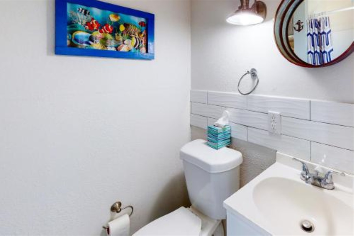 Small, shower only bathroom
