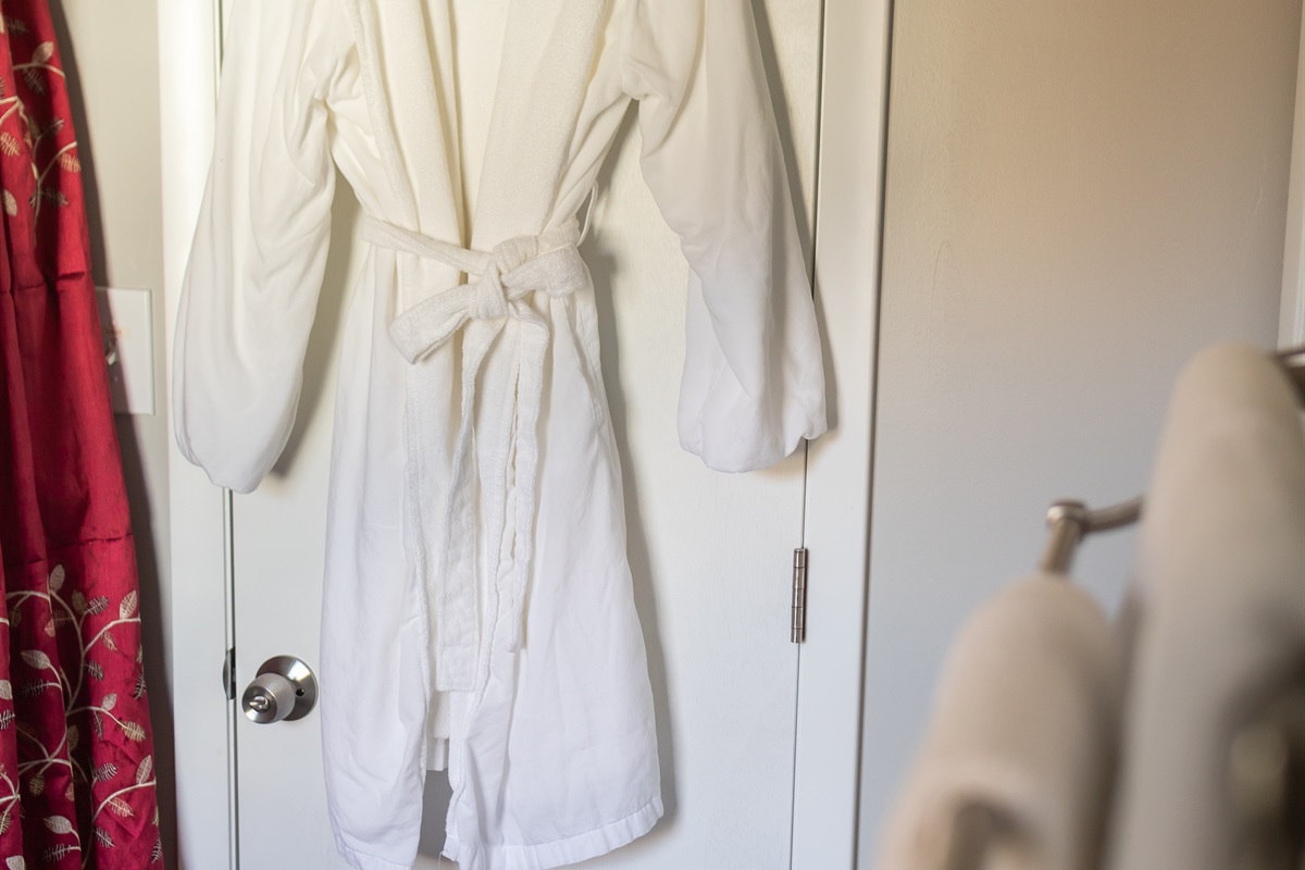 A cozy robe for those cold days getting out of the shower