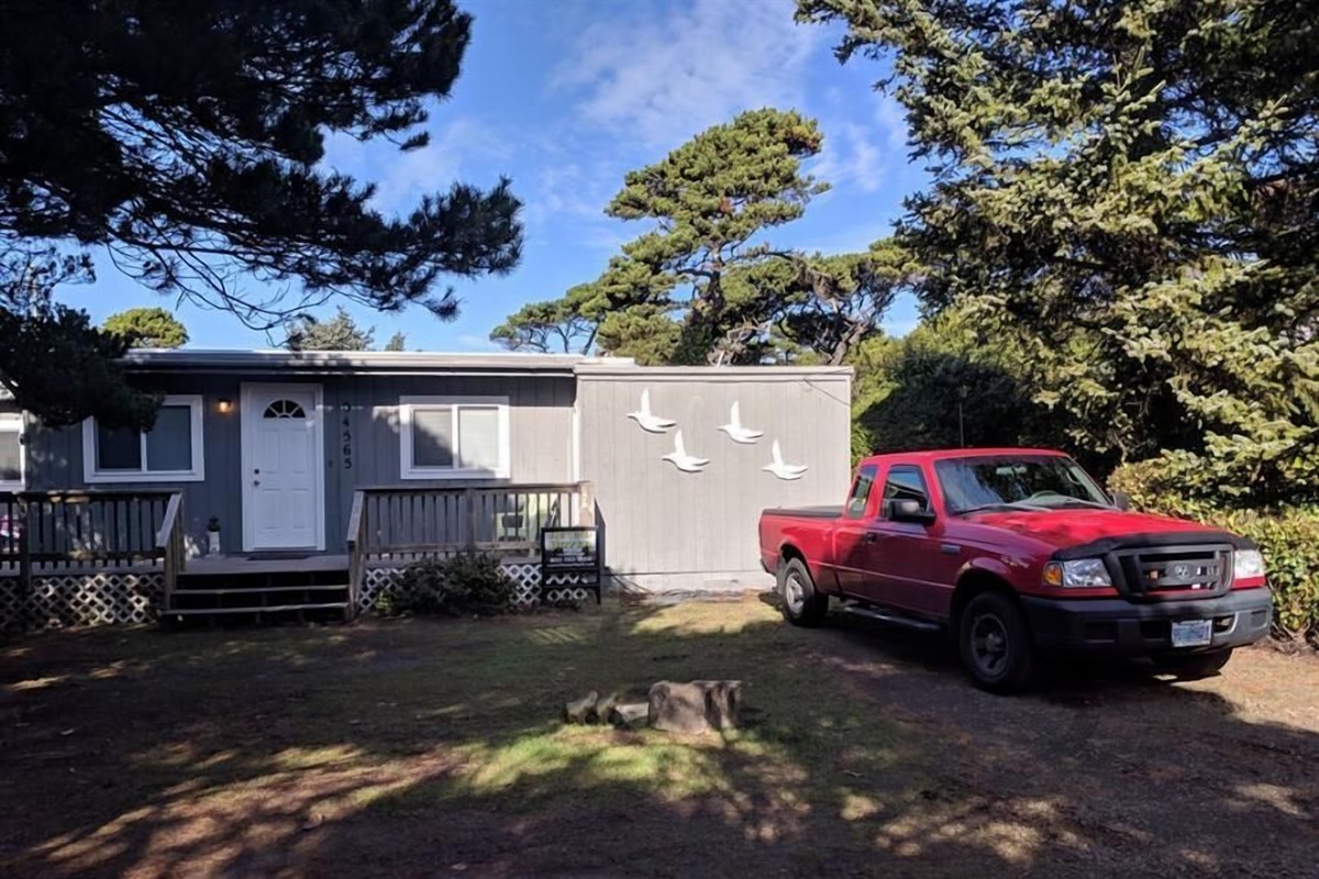 Parking for one auto