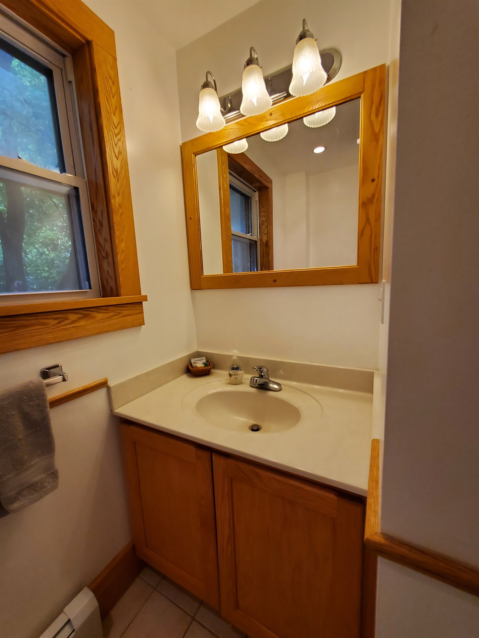 Second floor bath w/ tub & shower