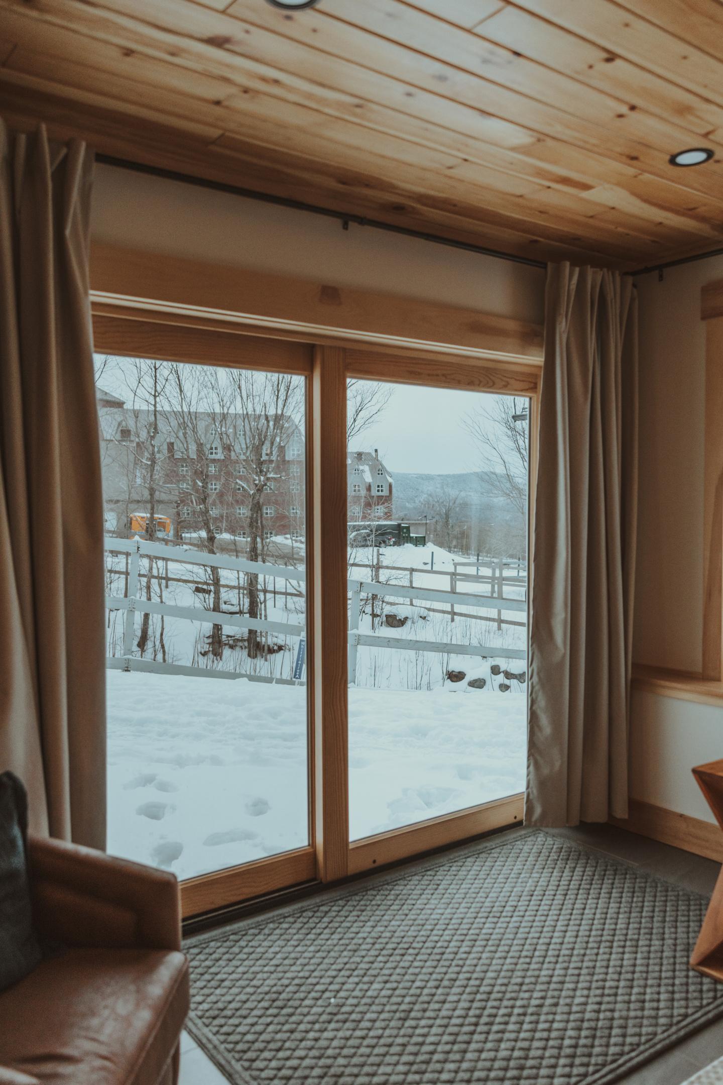 View from living room door