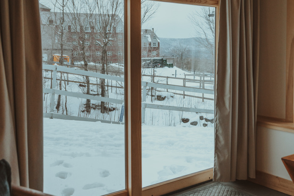 View from living room door