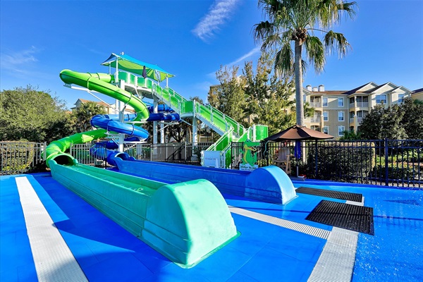 Dueling slides finish line