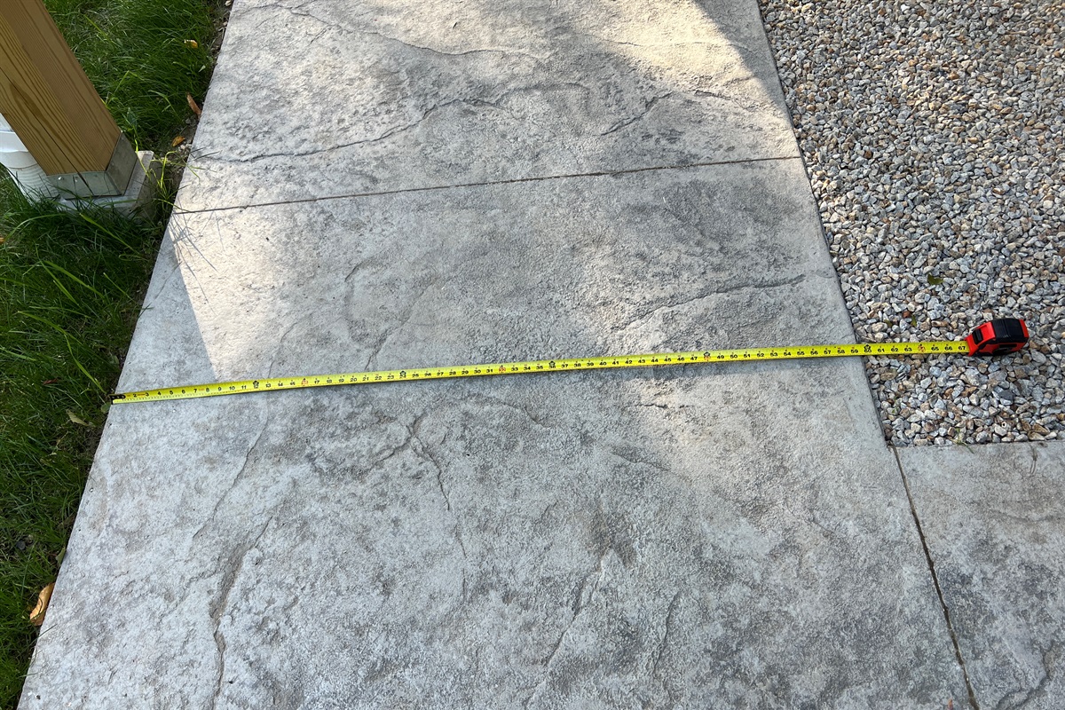 Walkways is extra wide