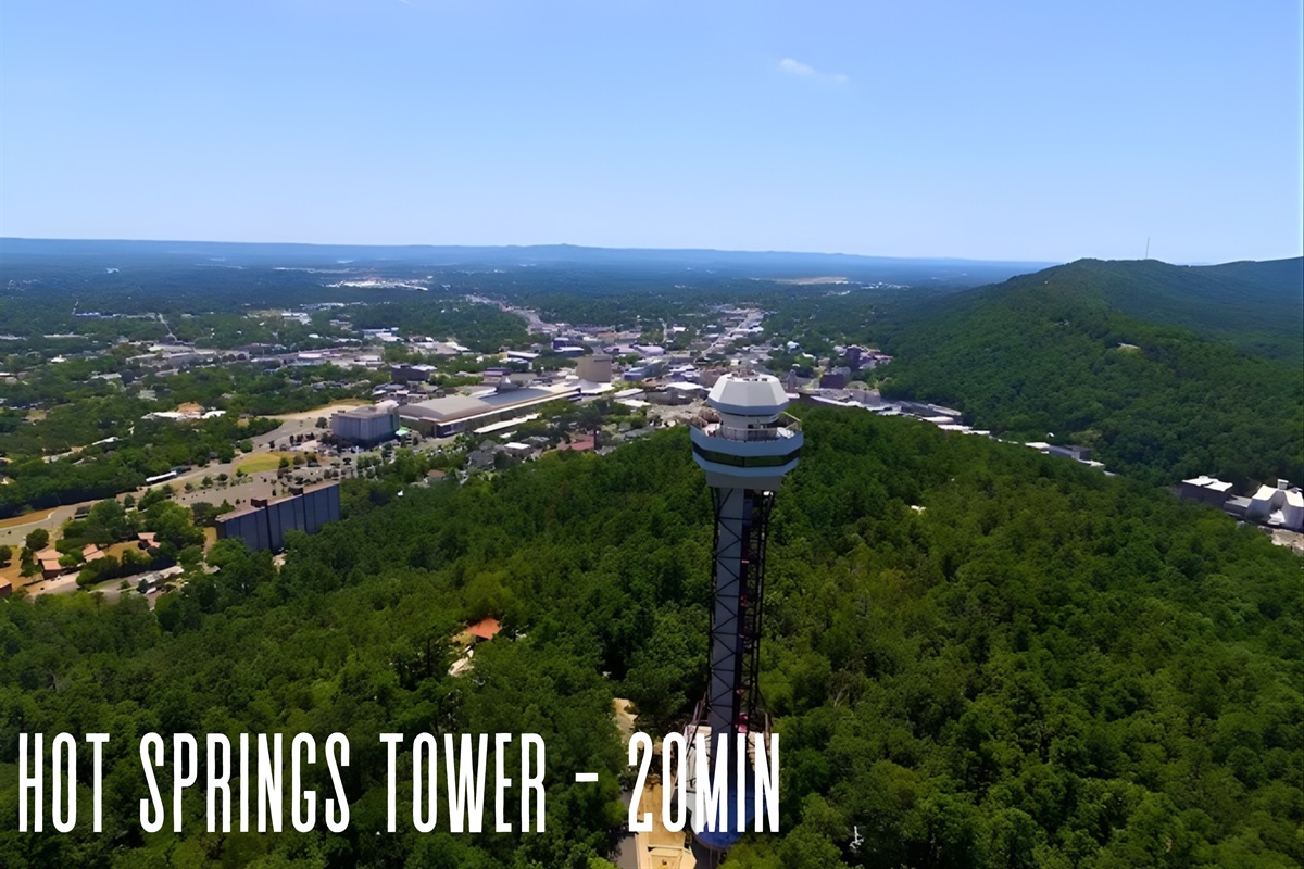 Take in sweeping views of the Ouachita Mountains and downtown Hot Springs from above&mdash;it&rsquo;s the perfect spot to get your bearings and snap a few unforgettable photos.