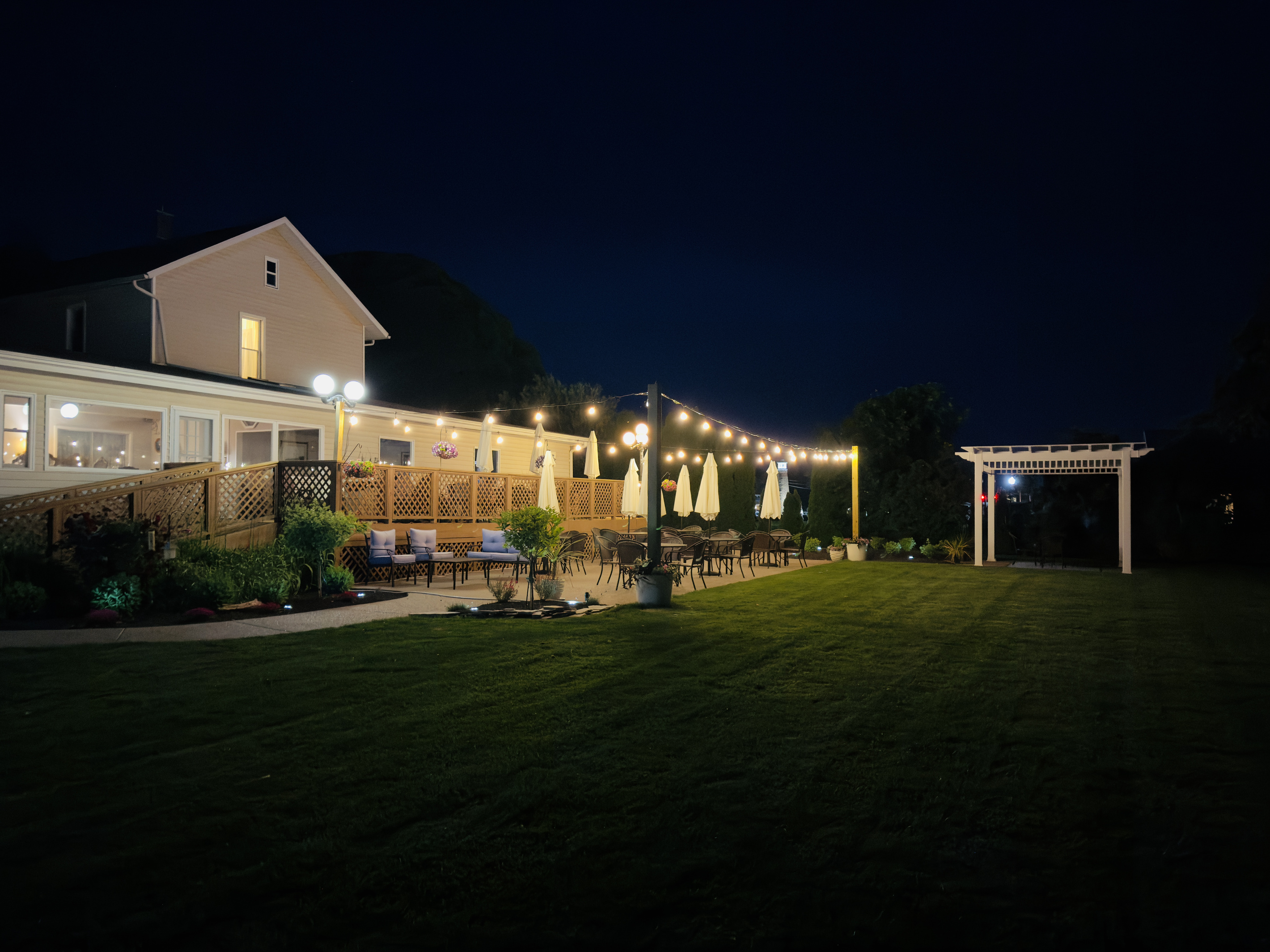 Elegant Outdoor Pergola for Weddings and Vow Renewals