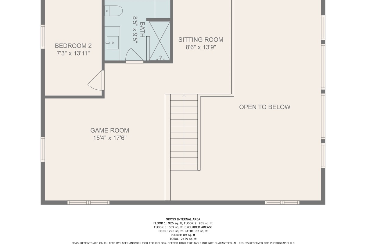 Floor Plan - 2nd Floor Loft area