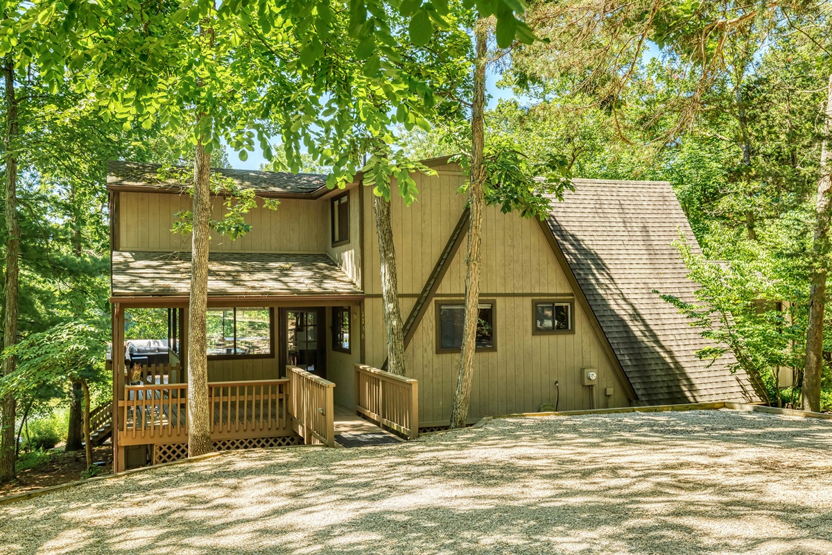 Entry to chalet