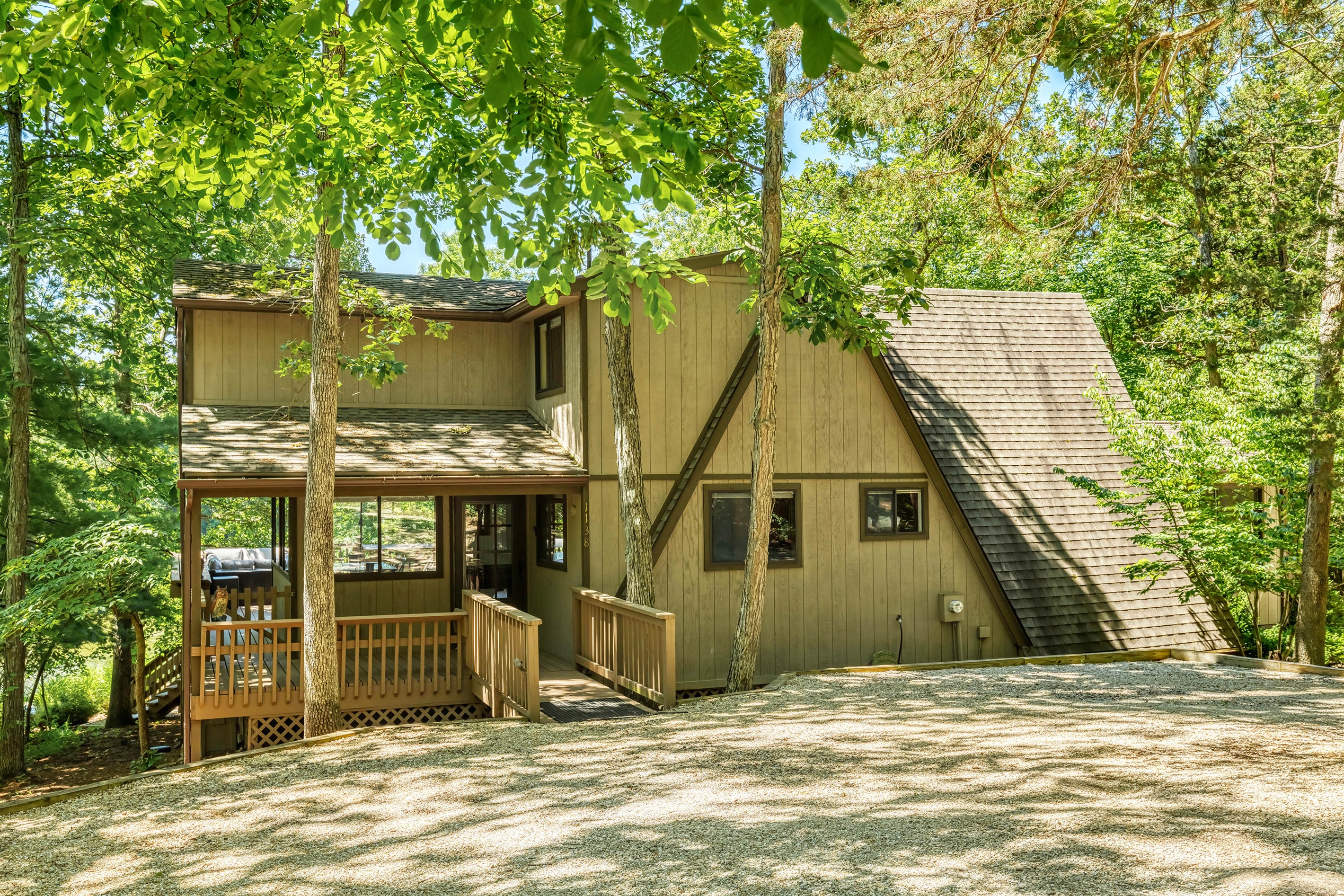 Entry to chalet