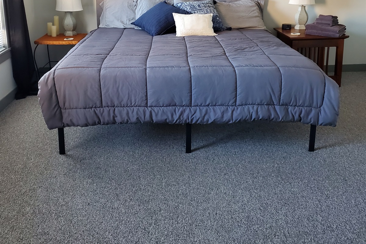 King Bed available in our Main Bedroom