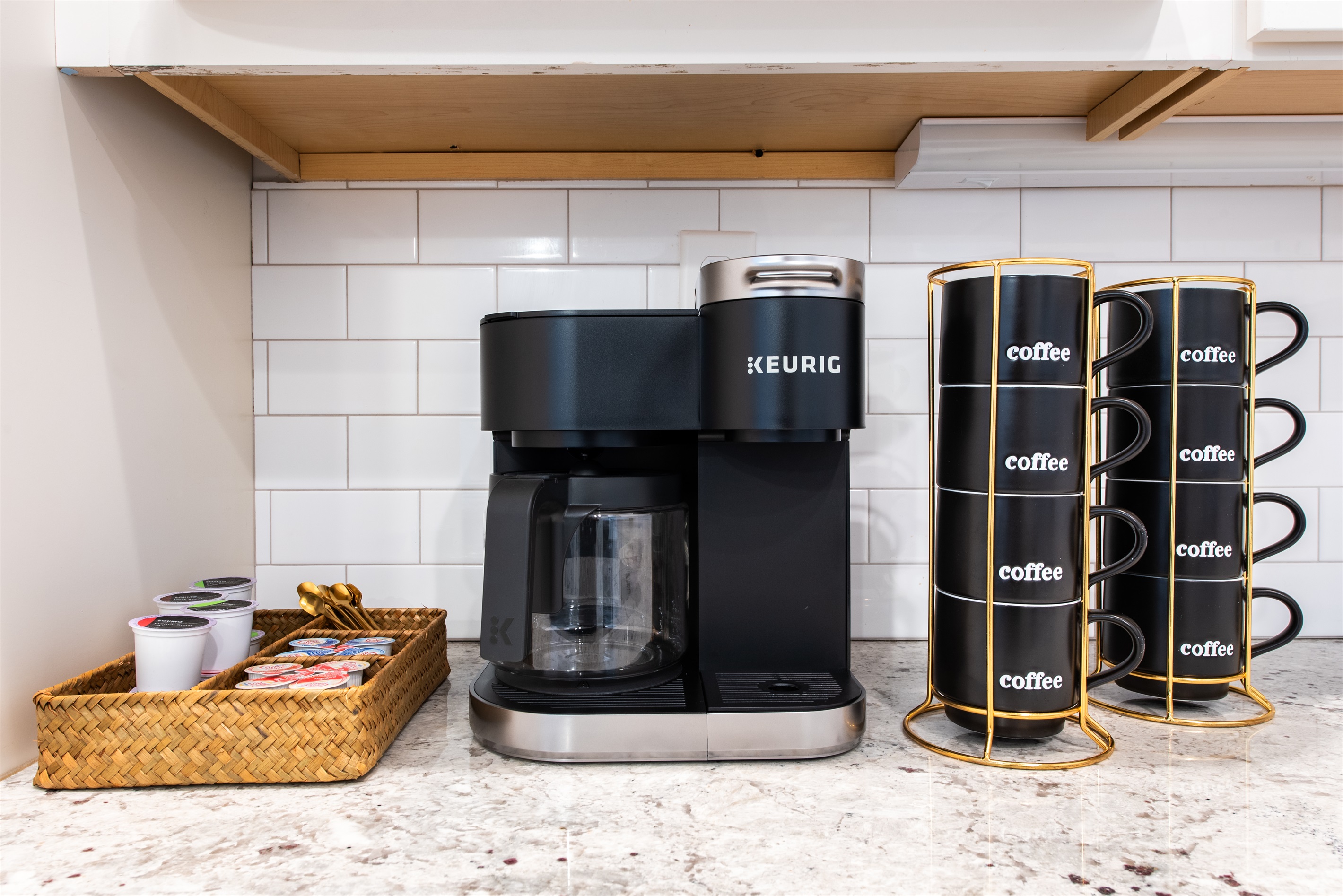 New coffee machine, perfect for that energy boost.