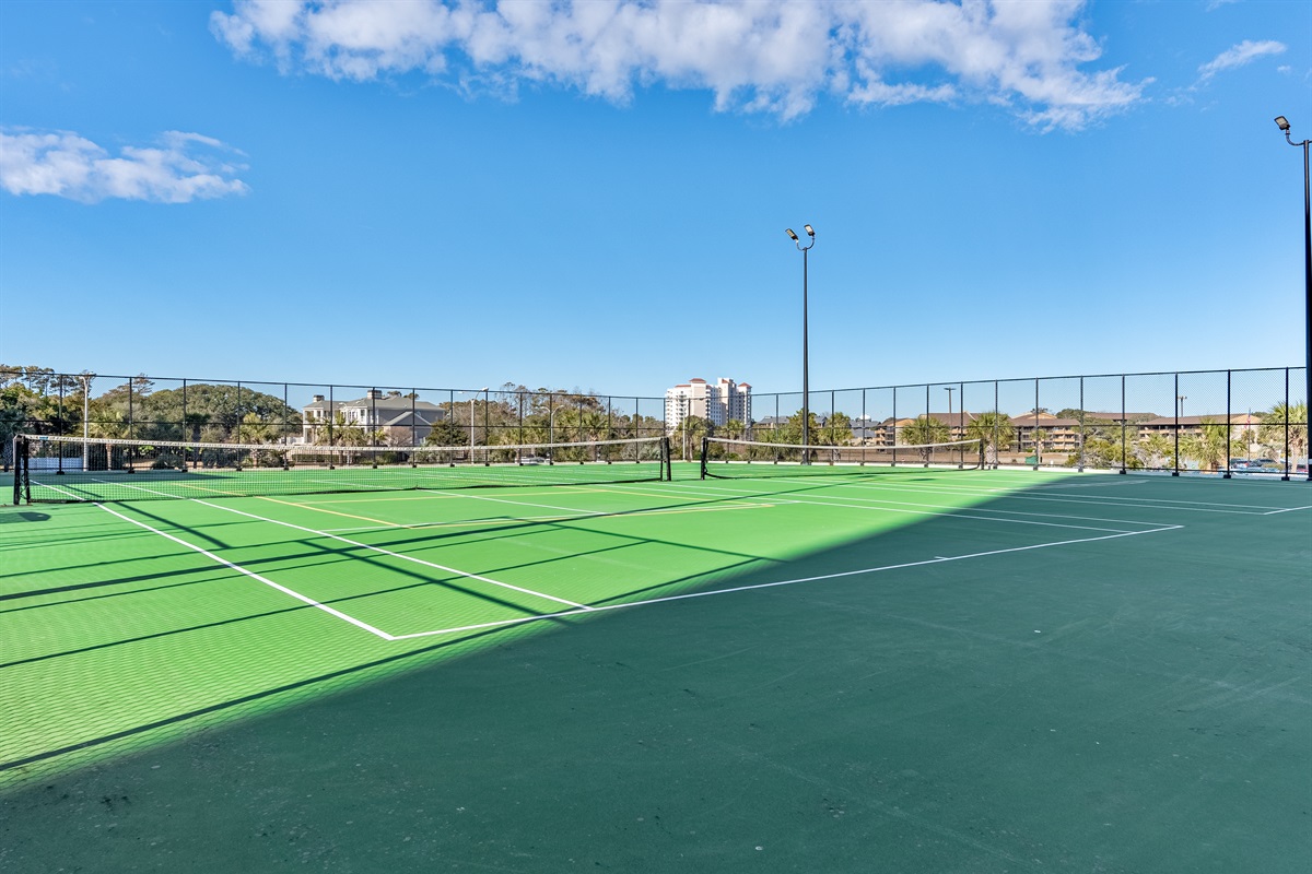 Beautiful Onsite Athletic Courts