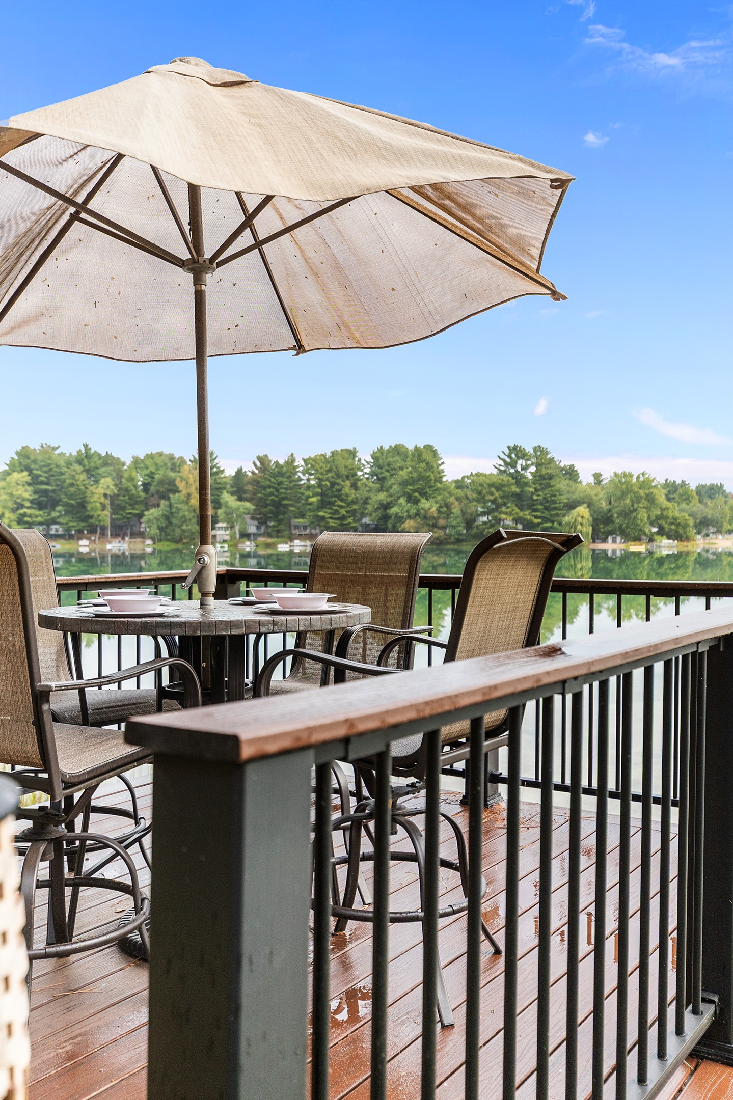 The patio is a welcoming spot to relax, gather, and enjoy the fresh air.