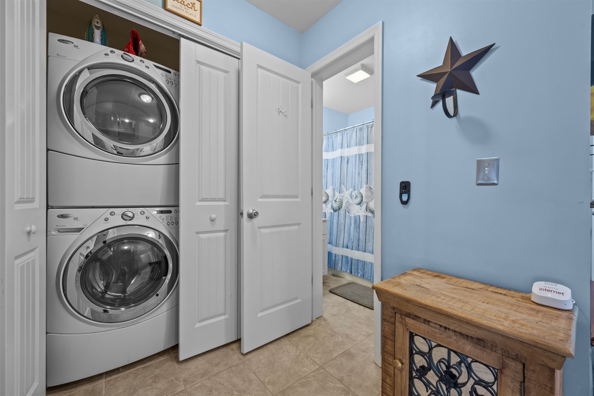In-unit laundry