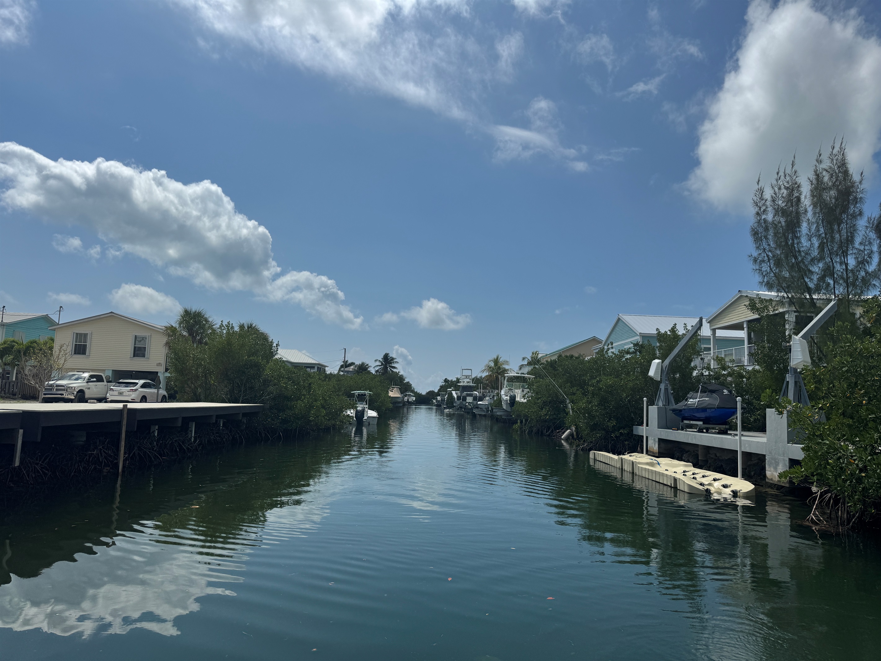 Canal looking south 3 minutes to open water