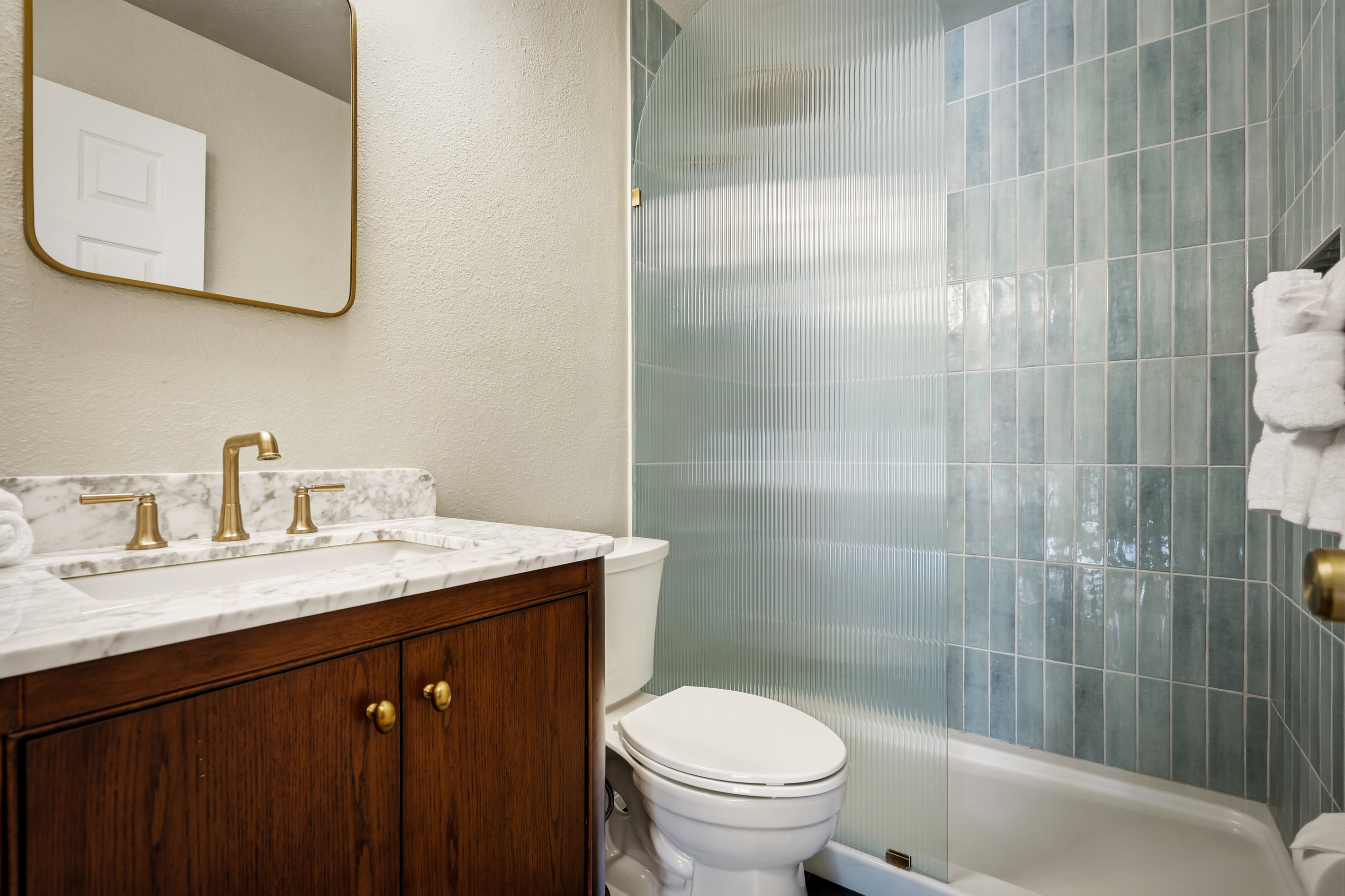 Primary bath with walk in shower