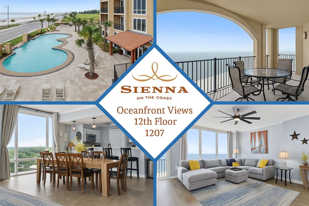 Sienna on the Coast #1207. 12th floor corner unit.