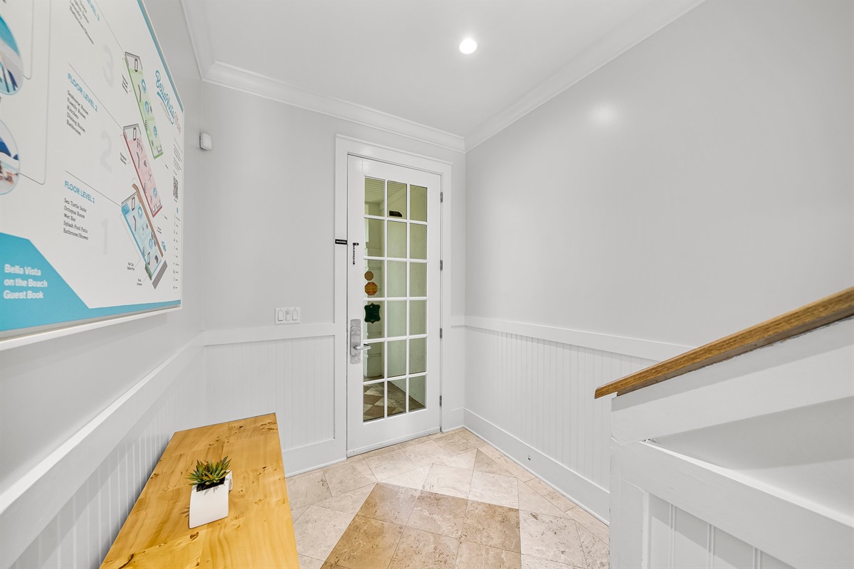 Bella Vista on the Beach Entryway