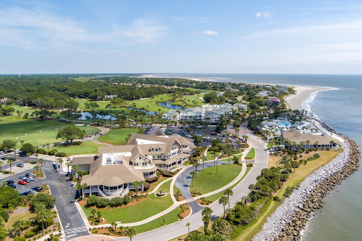 Seabrook Island Club House and Ocean Winds course