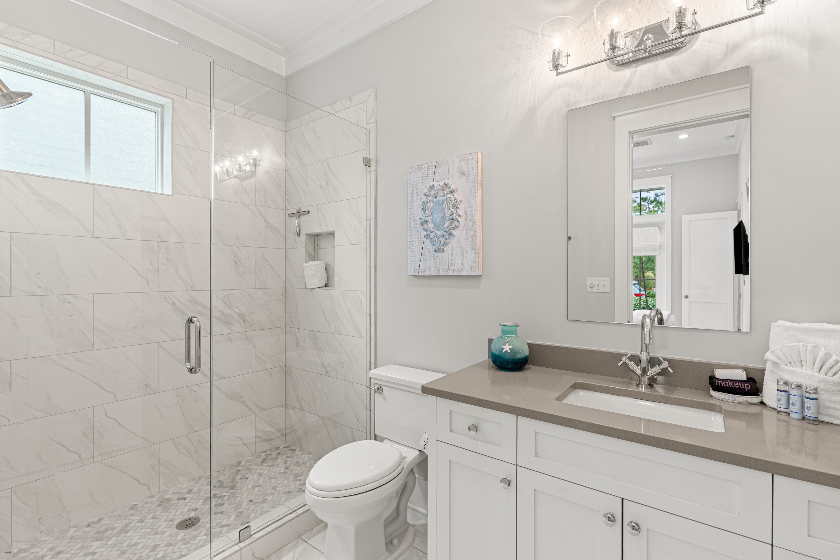 Large Walk in Shower in Ensuite #1 servicing the Down King Suite