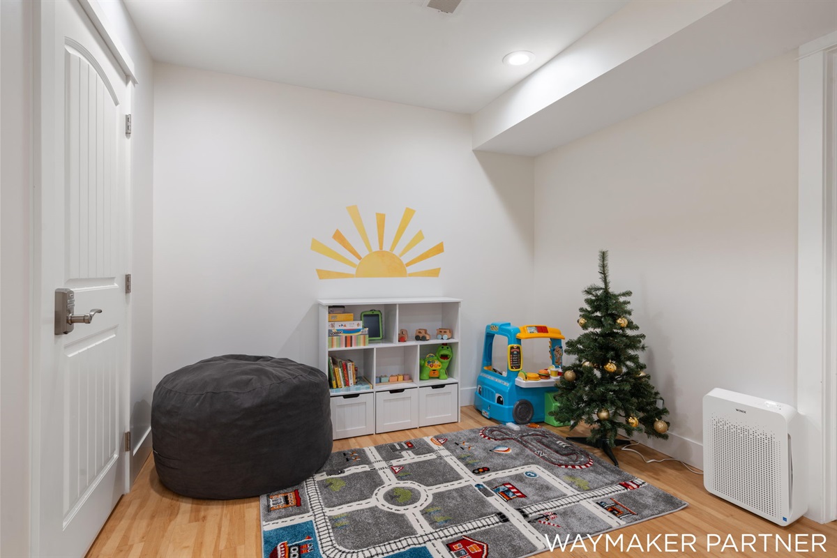 Welcome to our Kid's corner with plenty of games, toys, and even a food truck to enjoy and a giant bean bag to lounge on!