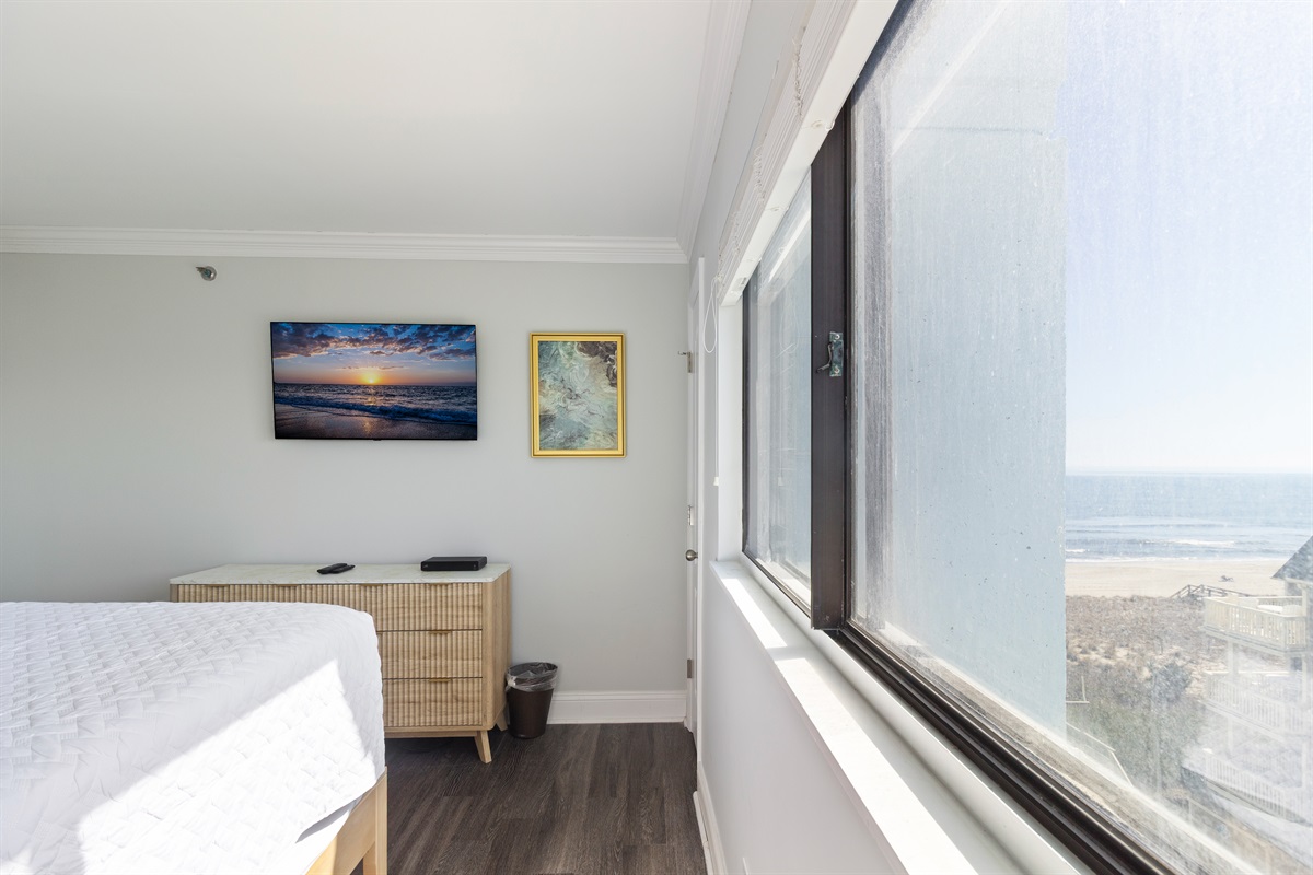 Bedroom 2 - Queen bed with smart tv