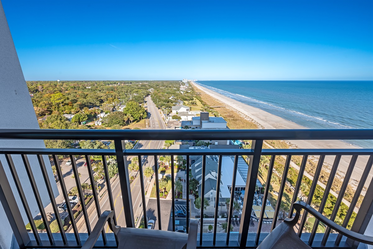 Breathtaking Views from Balcony!