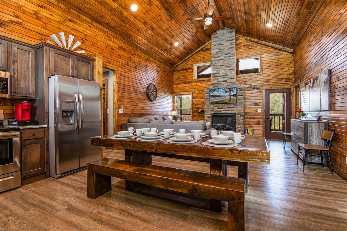 Wonderful open concept floor plan!