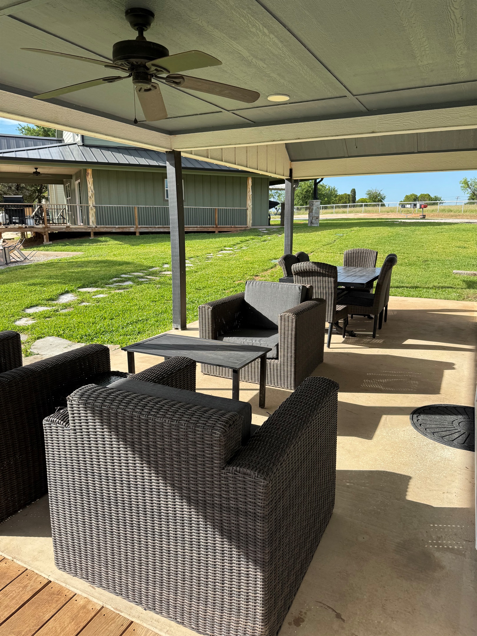 Back patio