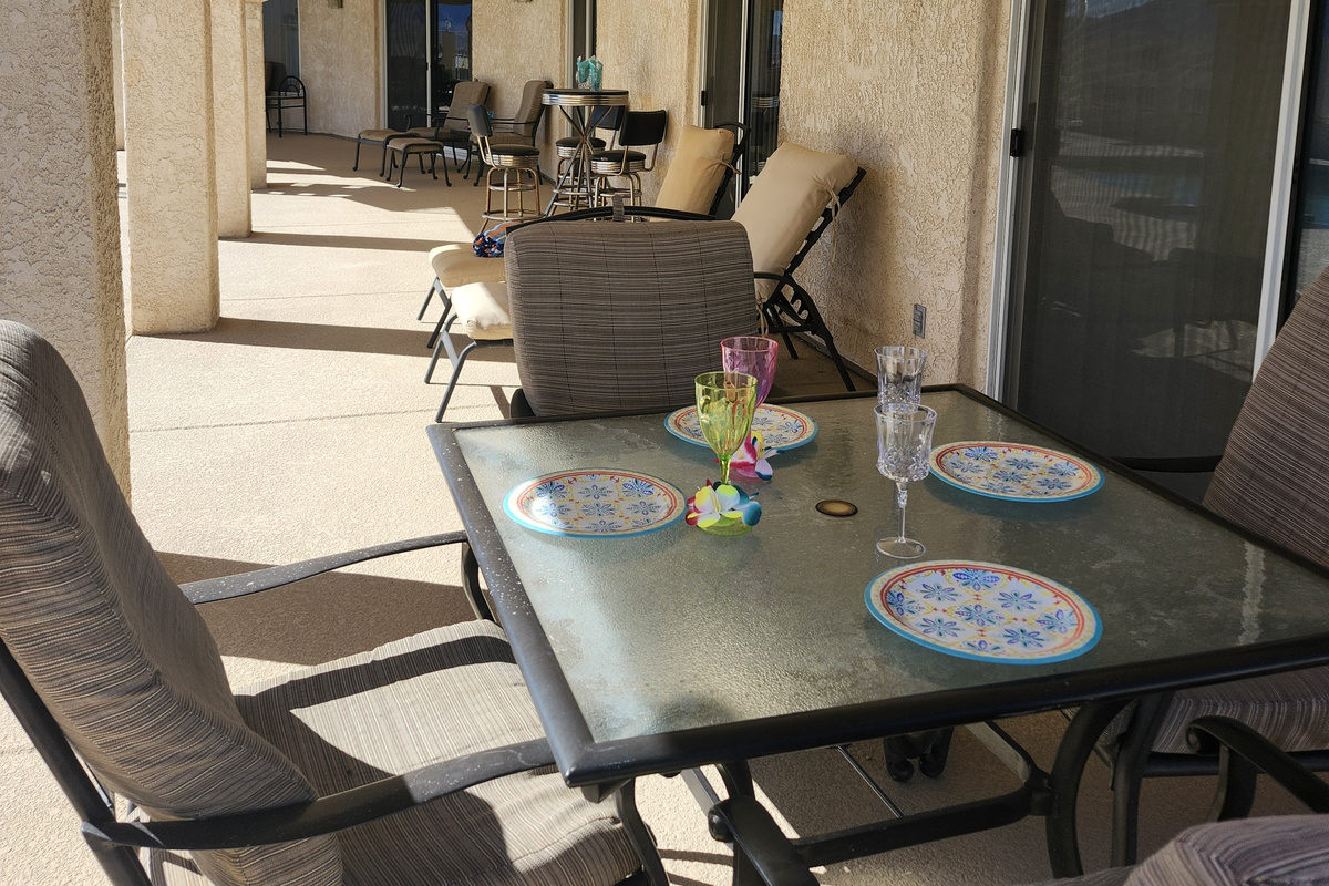 Small dining outside Master bedroom