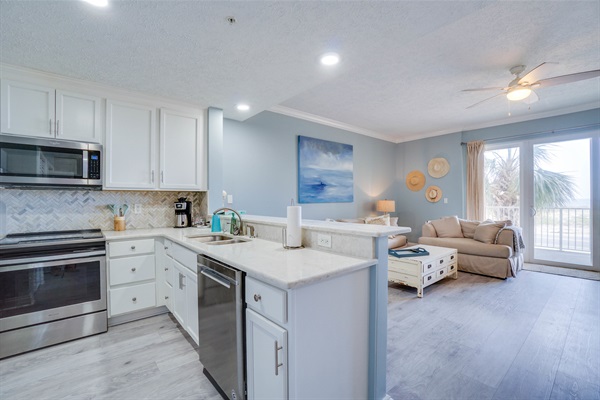 Kitchen with Brand-new Appliances