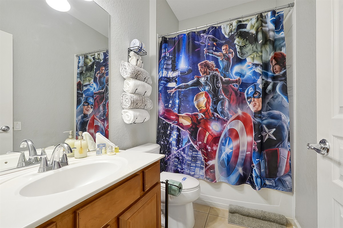 Avengers bathroom