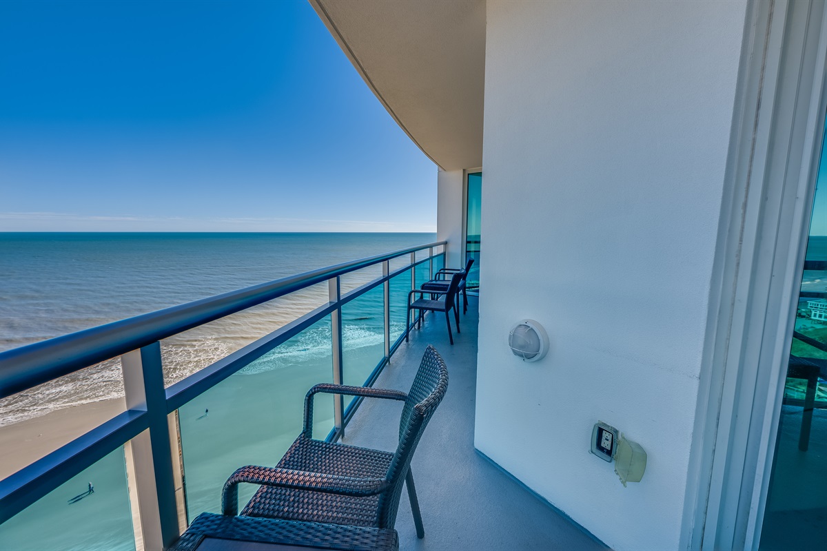 Breathtaking Views from Balcony!