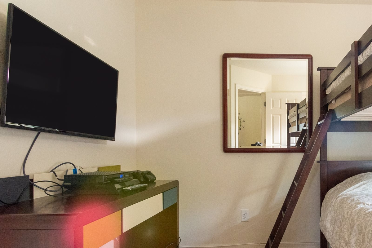 Bunk Bed, TV in every bedroom!
