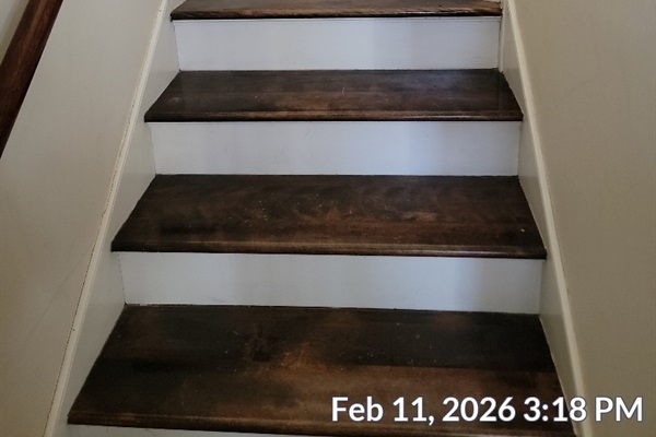 Interior stairs from ground level to 2nd floor to access from doors for 220APT3 and 220APT4