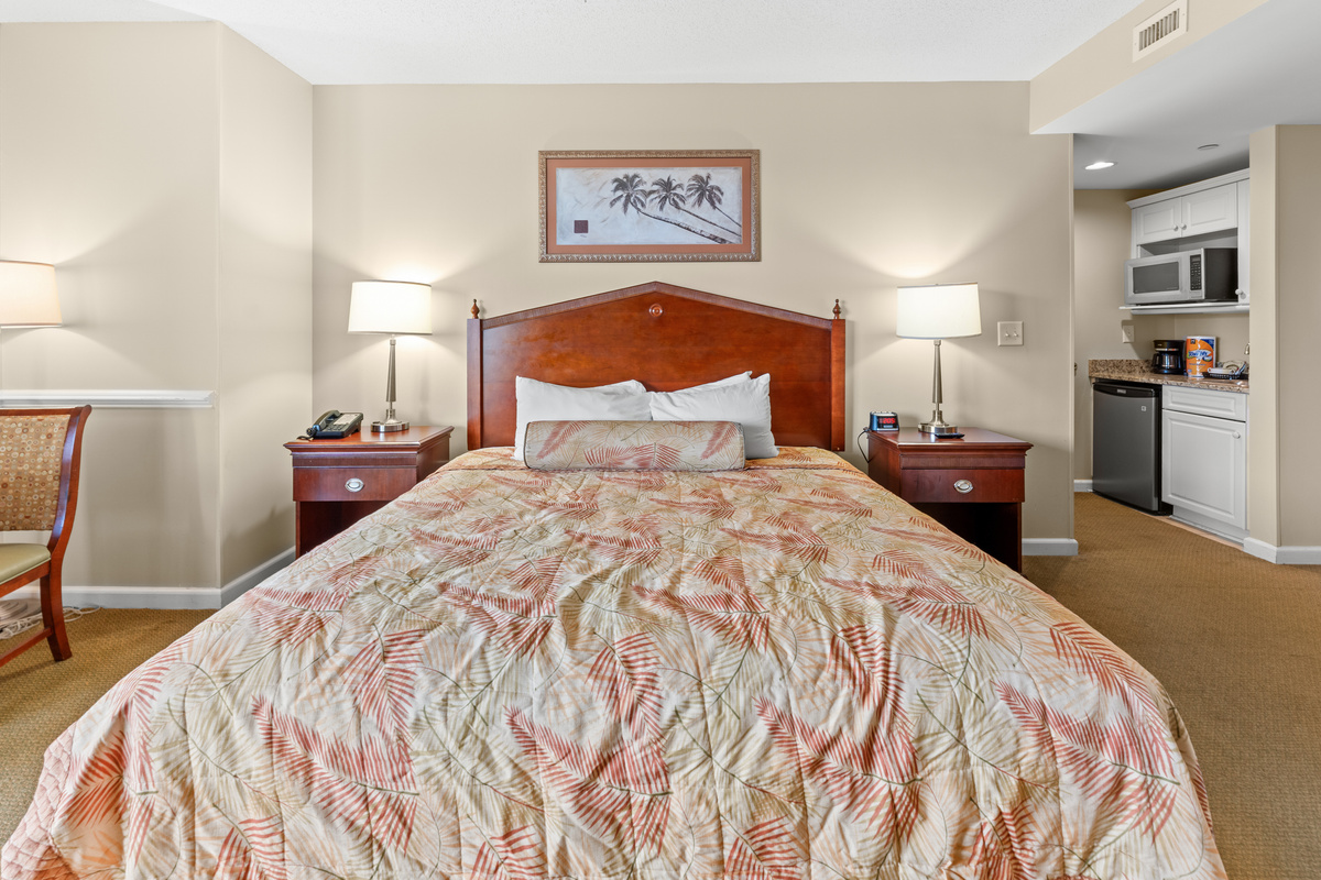 3rd Bedroom with king bed, kitchenette and ensuite