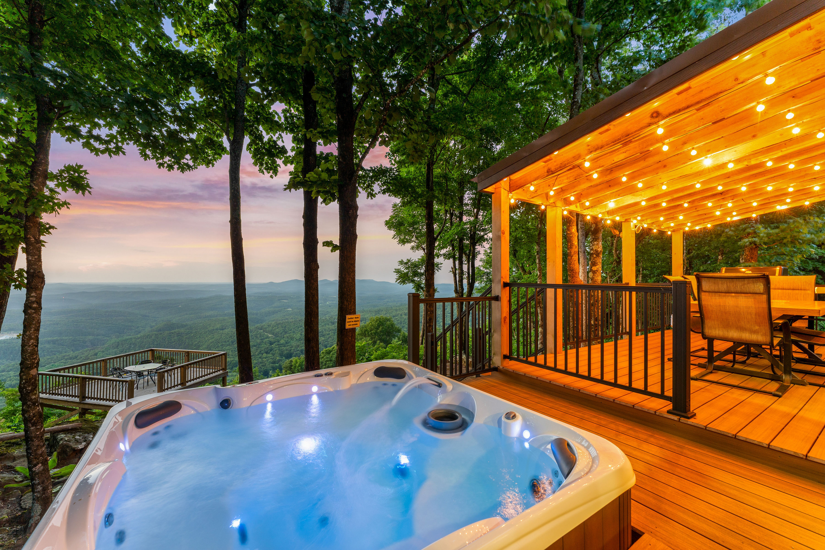Arkansas Grand Canyon View From The Hot Tub