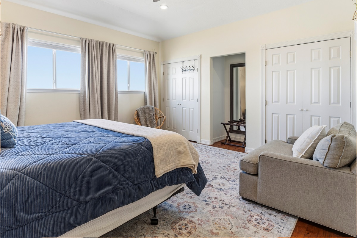 king bed