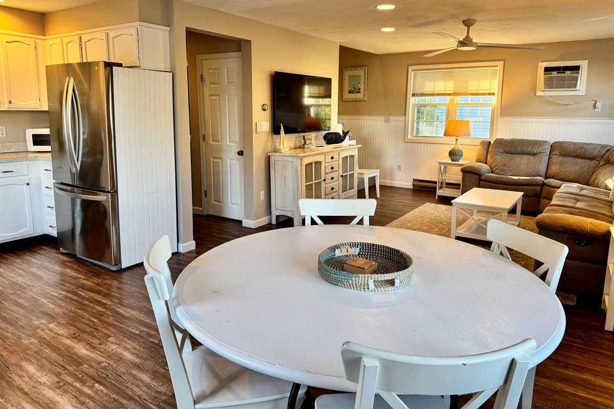 Dining table with seating for 4