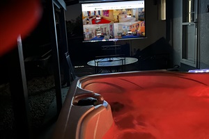 Hot Tub + Projector