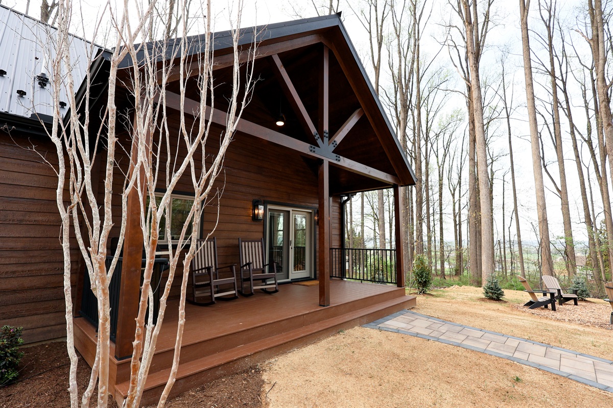 Rock away on the front porch