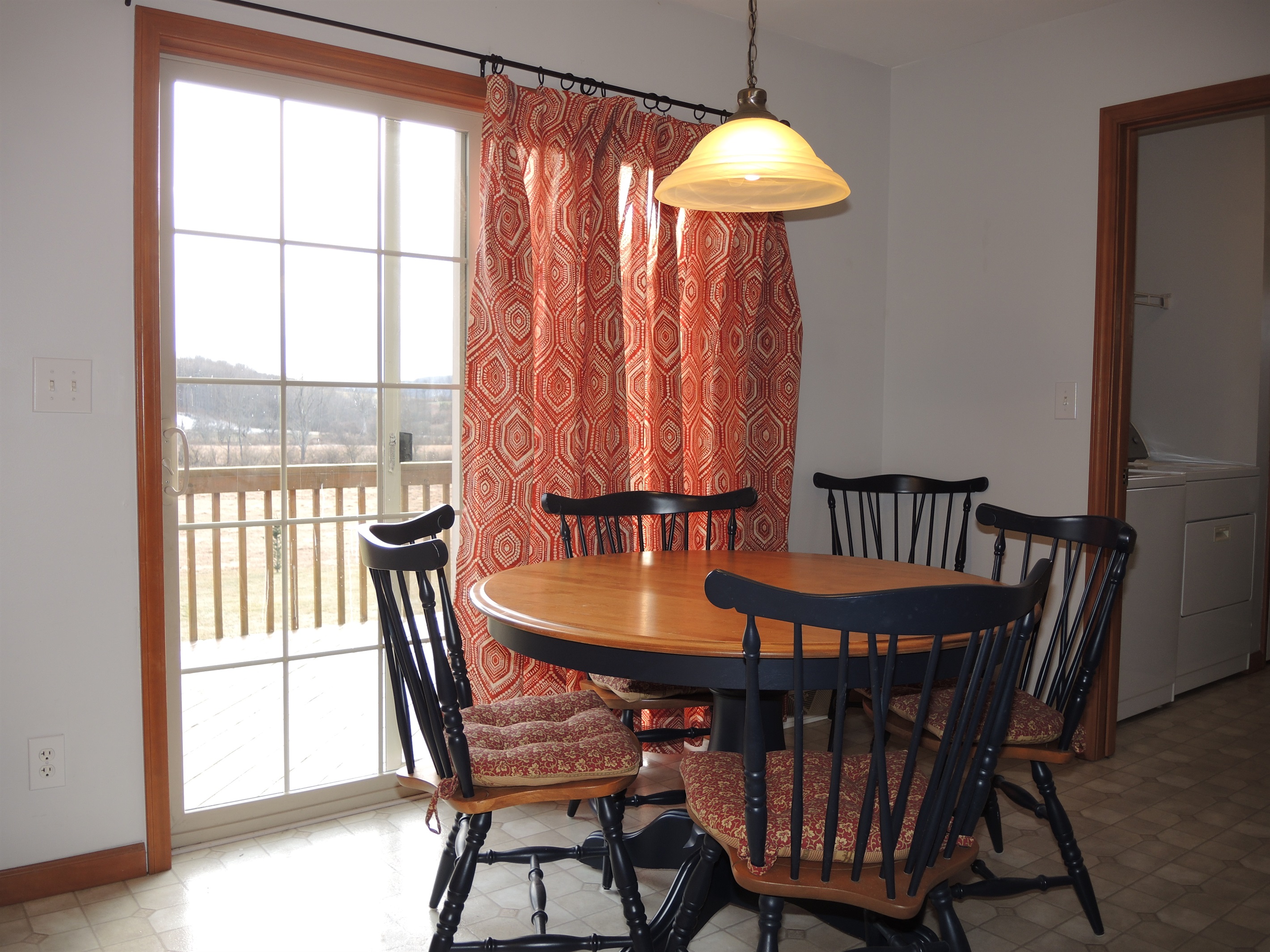 Breakfast nook in kitchen