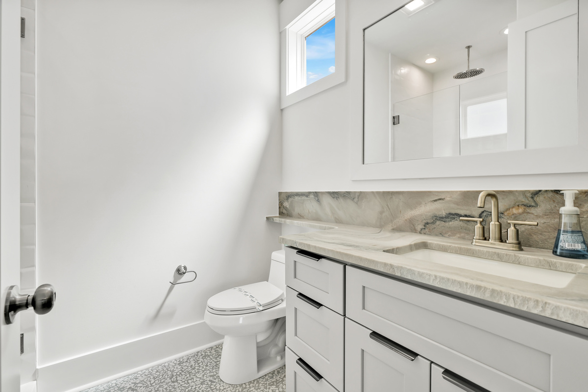 Natural light and plenty of countertop space