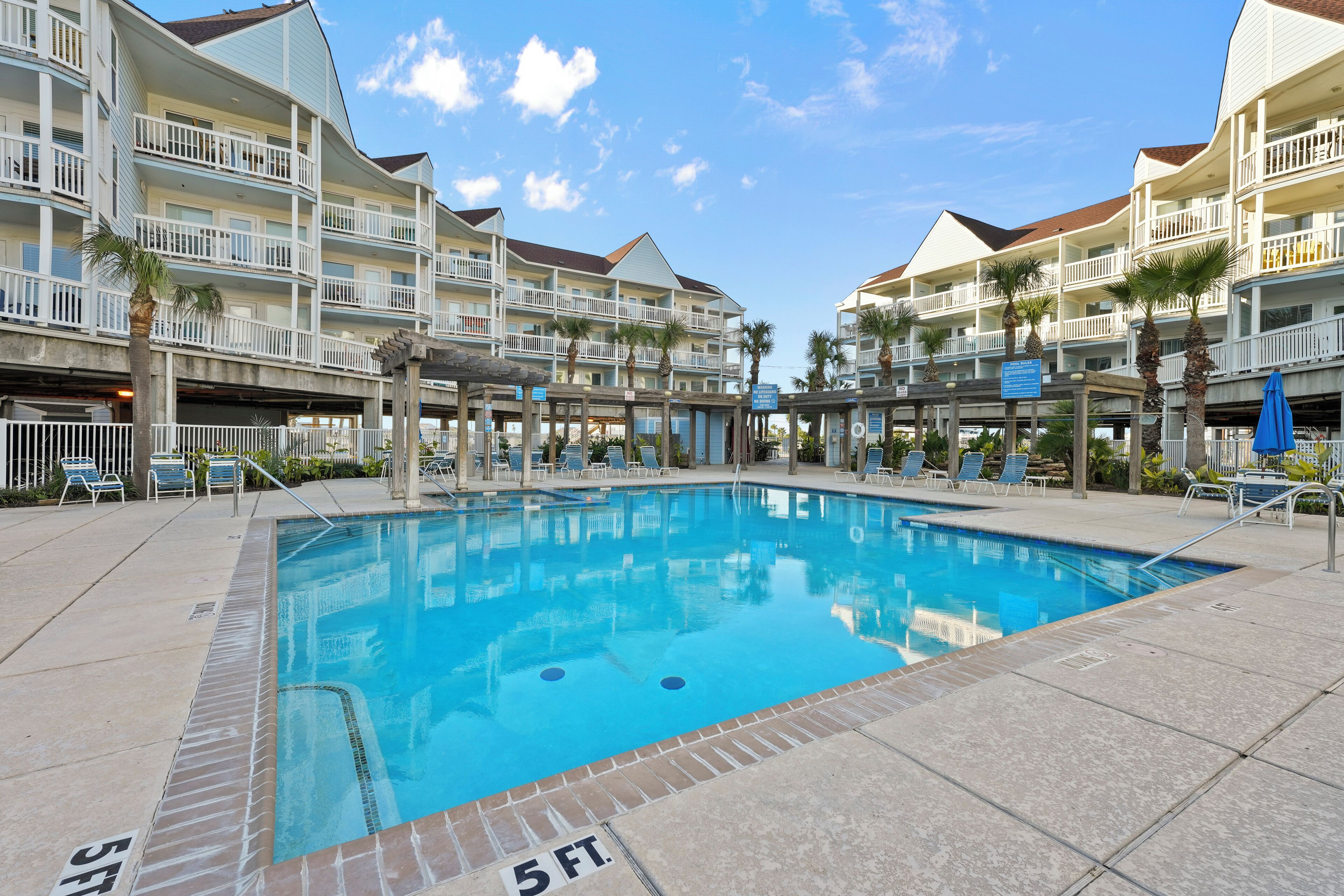 Pool heated year-round